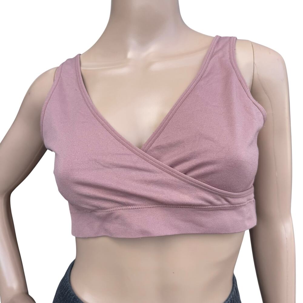 Auden Mauve Seamless Unlined Nursing Bra Large